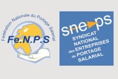 Logo syndicats FeNPS sneps devient PEPS (Professionnels de l’Emploi en Portage Salarial)