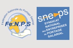 Logo syndicats FeNPS sneps devient PEPS (Professionnels de l’Emploi en Portage Salarial)