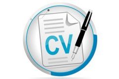 Picto représentant un CV (curriculum vitae)