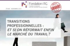 Fondation ITG : étude européenne sur les sur mes transitions professionelles