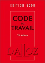 Couverture du code du travail 2008