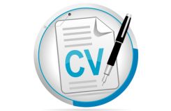 Picto représentant un CV (curriculum vitae)